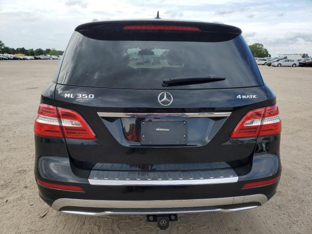 4JGDA5HB6FA583495 - 2015 MERCEDES-BENZ ML 350 4MATIC BLACK photo 6