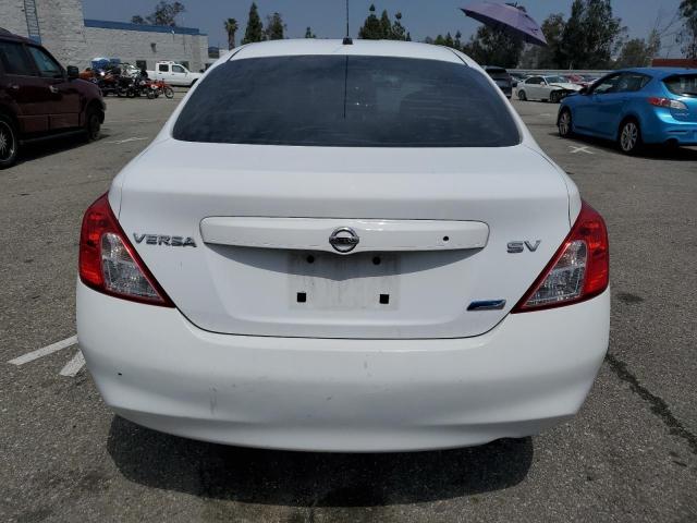 3N1CN7AP7CL817169 - 2012 NISSAN VERSA S WHITE photo 6