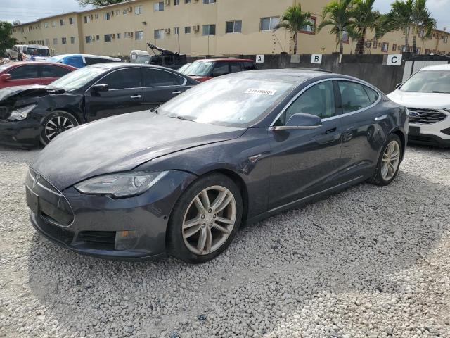 5YJSA1E26FF109725 - 2015 TESLA MODEL S 灰色 照片 1