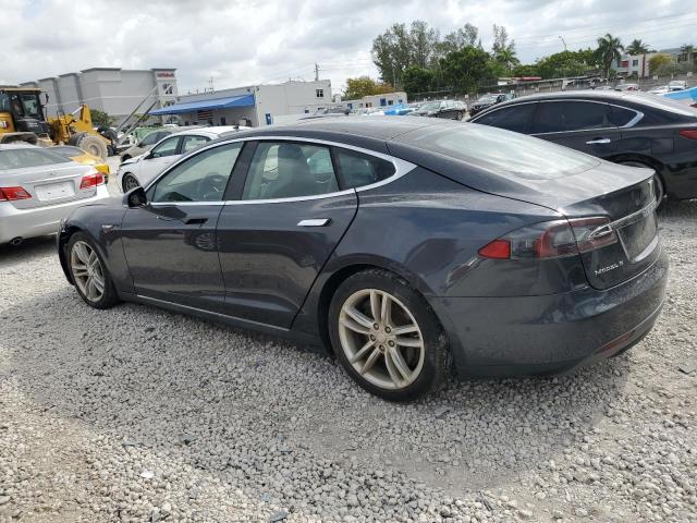 5YJSA1E26FF109725 - 2015 TESLA MODEL S 灰色 照片 2