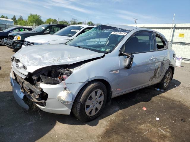 KMHCM3AC0AU167833 - 2010 HYUNDAI ACCENT BLUE SILVER photo 1