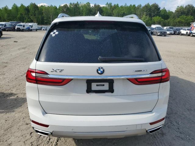 5UXCX4C02LLS39370 - 2020 BMW X7 XDRIVE50I WHITE photo 6