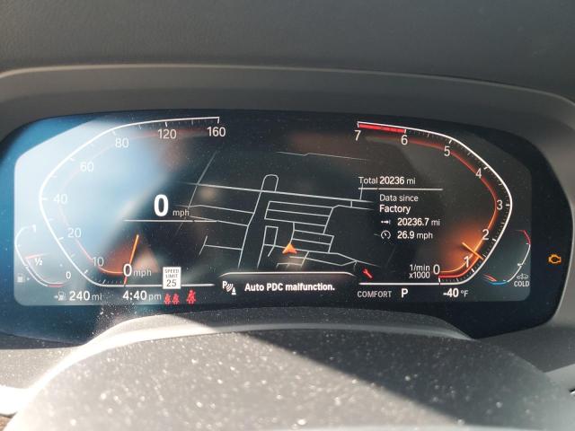 5UXCX4C02LLS39370 - 2020 BMW X7 XDRIVE50I WHITE photo 9