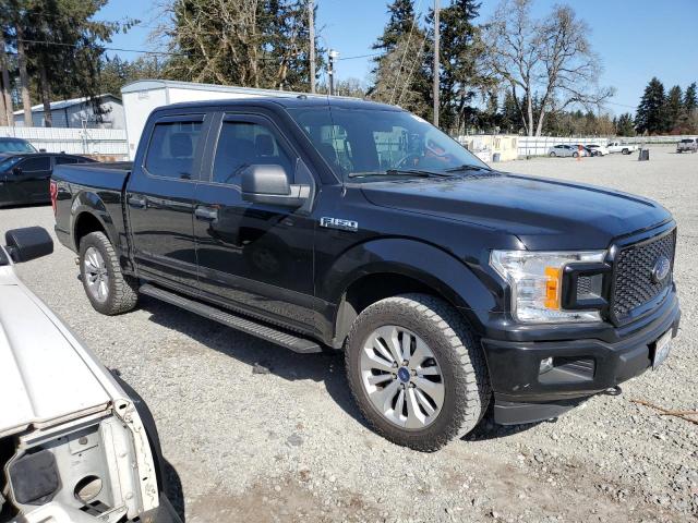 1FTEW1EP8JKC10528 - 2018 FORD F150 SUPERCREW BLACK photo 4