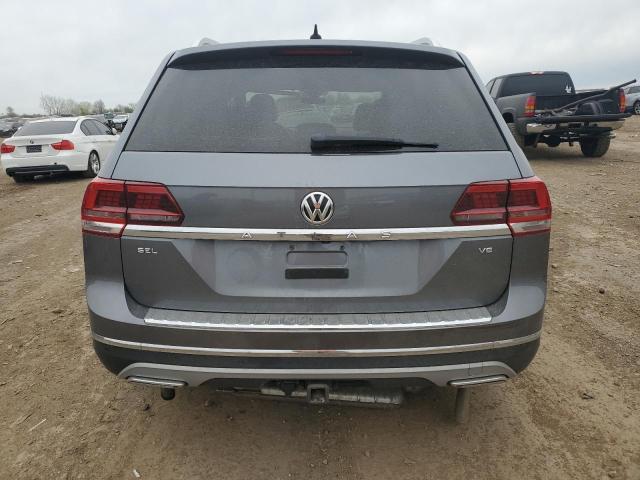 1V2ER2CA1KC544406 - 2019 VOLKSWAGEN ATLAS SEL GRAY photo 6