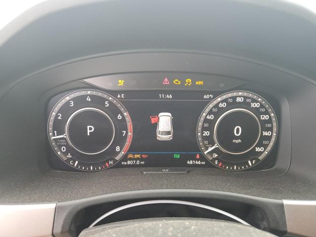 1V2ER2CA1KC544406 - 2019 VOLKSWAGEN ATLAS SEL GRAY photo 9