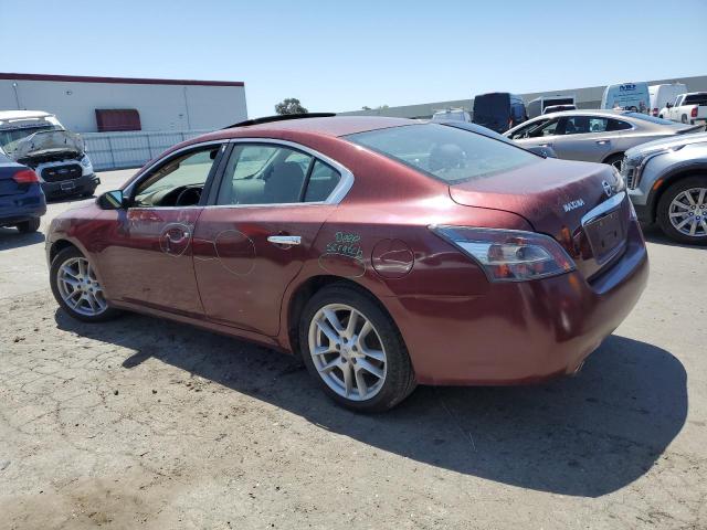 1N4AA5AP8DC841858 - 2013 NISSAN MAXIMA S RED photo 2