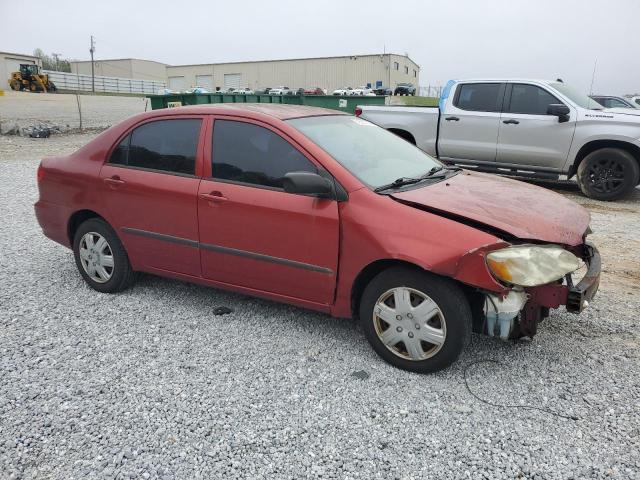 2T1BR32E75C364924 - 2005 TOYOTA COROLLA CE أحمر صورة 4