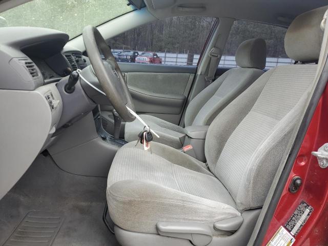 2T1BR32E75C364924 - 2005 TOYOTA COROLLA CE أحمر صورة 7