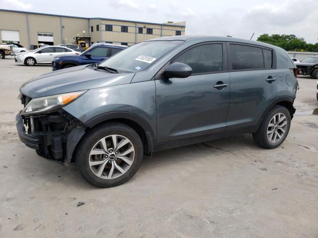 KNDPB3ACXE7598129 - 2014 KIA SPORTAGE BASE GRAY photo 1