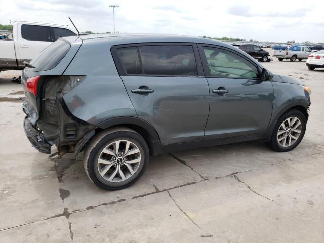 KNDPB3ACXE7598129 - 2014 KIA SPORTAGE BASE GRAY photo 3