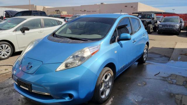 JN1AZ0CP2BT005465 - 2011 NISSAN LEAF SV BLUE photo 2