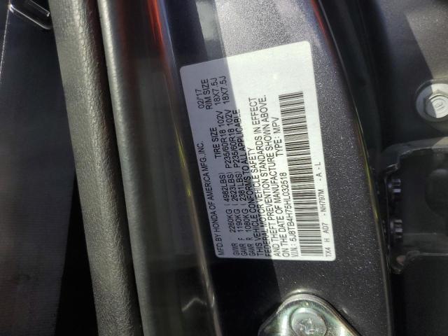 5J8TB4H75HL032518 - 2017 ACURA RDX ADVANCE GRAY photo 13