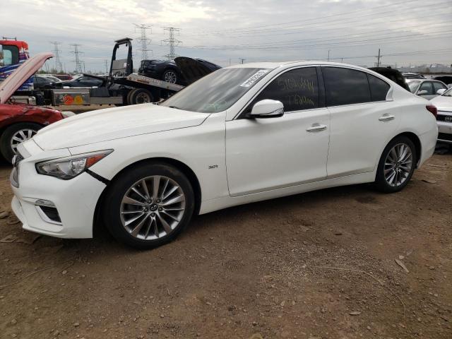 JN1EV7AR9JM444021 - 2018 INFINITI Q50 LUXE WHITE photo 1