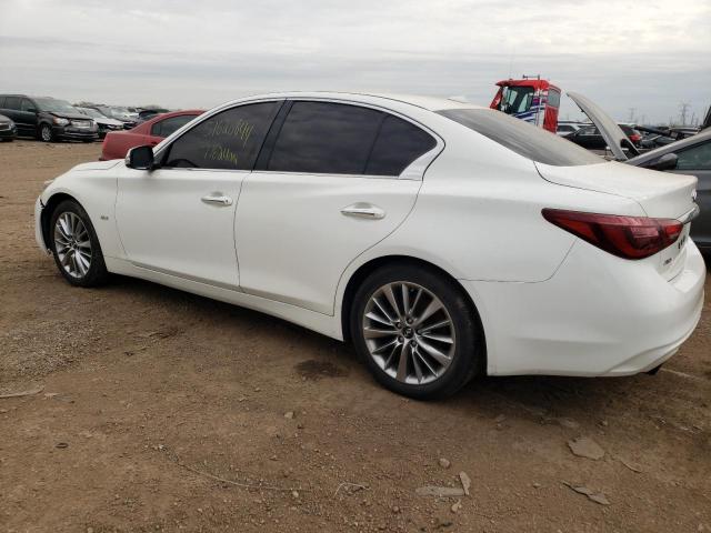 JN1EV7AR9JM444021 - 2018 INFINITI Q50 LUXE WHITE photo 2