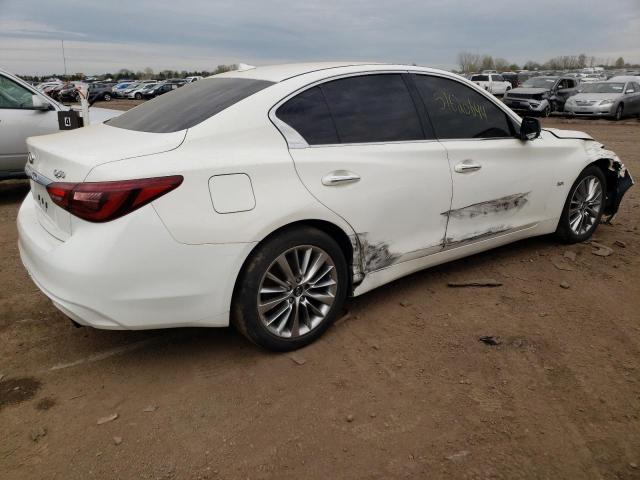 JN1EV7AR9JM444021 - 2018 INFINITI Q50 LUXE WHITE photo 3