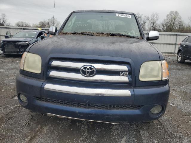 5TBDT44174S436164 - 2004 TOYOTA TUNDRA DOUBLE CAB SR5 BLUE photo 5
