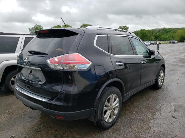 KNMAT2MT6GP631493 - 2016 NISSAN ROGUE S BLACK photo 3