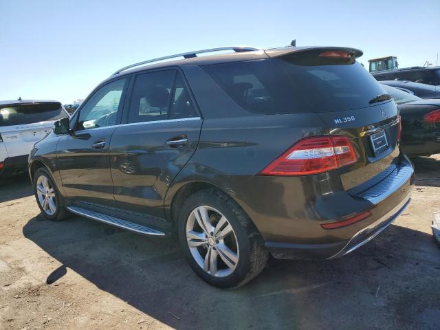4JGDA5HB1EA430408 - 2014 MERCEDES-BENZ ML 350 4MATIC BROWN photo 2