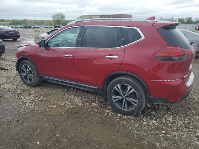 5N1AT2MT1HC761427 - 2017 NISSAN ROGUE S RED photo 2