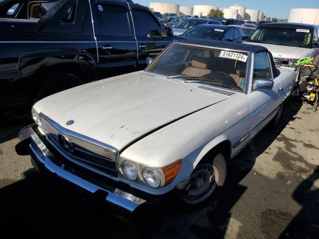 WDBBA45A2BB002420 - 1981 MERCEDES-BENZ 380 SL WHITE photo 1