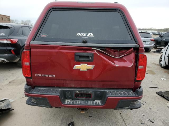 1GCPTDE19H1262586 - 2017 CHEVROLET COLORADO Z71 RED photo 6