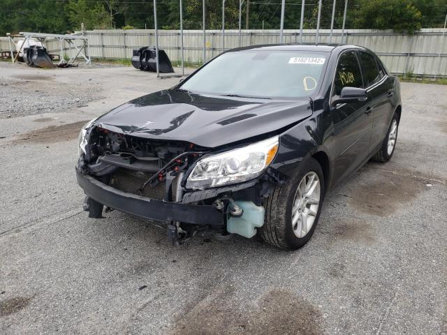 1G11C5SLXFF199489 - 2015 CHEVROLET MALIBU 1LT შავი ფოტო 2