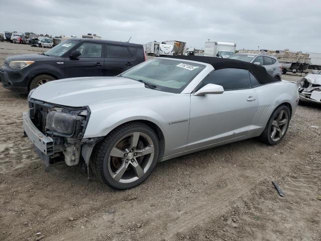 2G1FJ3DJ6B9202869 - 2011 CHEVROLET CAMARO SS SILVER photo 1
