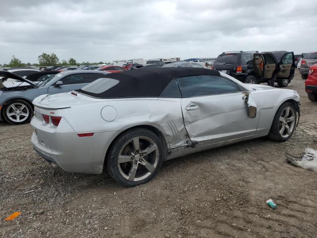 2G1FJ3DJ6B9202869 - 2011 CHEVROLET CAMARO SS SILVER photo 3