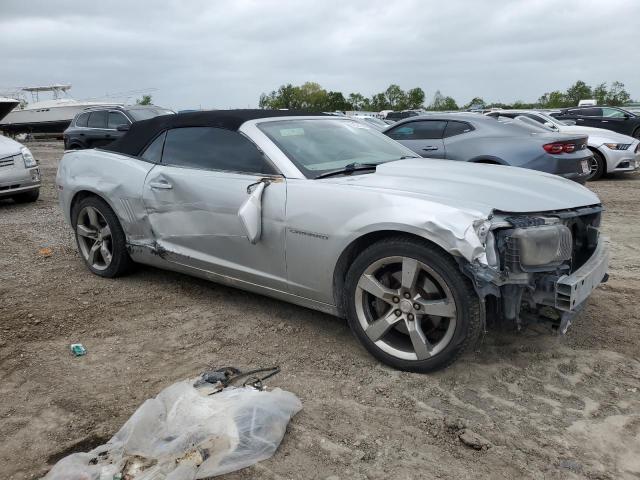 2G1FJ3DJ6B9202869 - 2011 CHEVROLET CAMARO SS SILVER photo 4