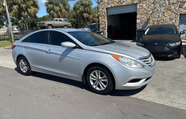 5NPEB4AC5CH467809 - 2012 HYUNDAI SONATA GLS SILVER photo 1