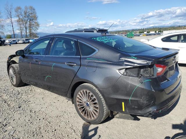 3FA6P0K9XGR217380 - 2016 FORD FUSION TITANIUM GRAY photo 2