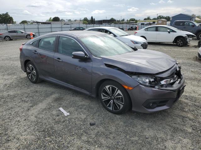 19XFC1F74GE221999 - 2016 HONDA CIVIC EXL GRAY photo 4