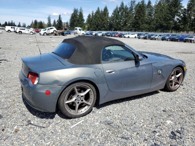 4USBU53547LX03413 - 2007 BMW Z4 3.0SI GRAY photo 3