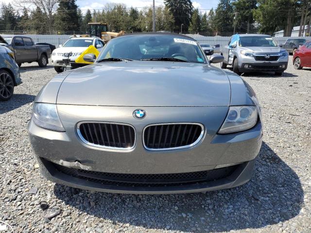 4USBU53547LX03413 - 2007 BMW Z4 3.0SI GRAY photo 5