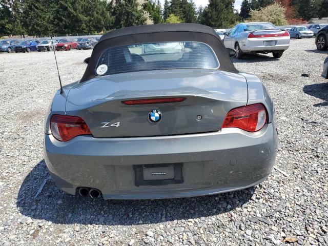 4USBU53547LX03413 - 2007 BMW Z4 3.0SI GRAY photo 6