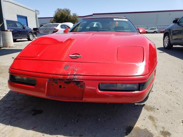 1G1YY23P4N5103554 - 1992 CHEVROLET CORVETTE RED photo 5