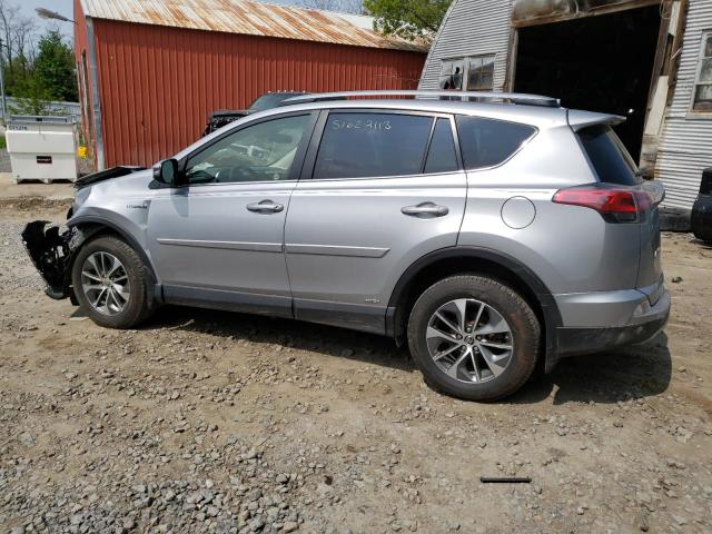 JTMRJREV0JD234811 - 2018 TOYOTA RAV4 HV LE GRAY photo 2