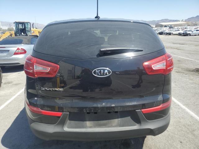 KNDPB3A24C7300176 - 2012 KIA SPORTAGE BASE BLACK photo 6