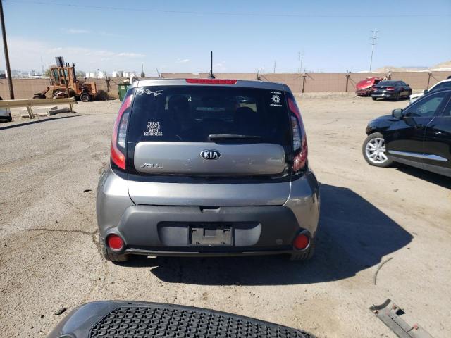 KNDJN2A26E7102144 - 2014 KIA SOUL CHARCOAL photo 6