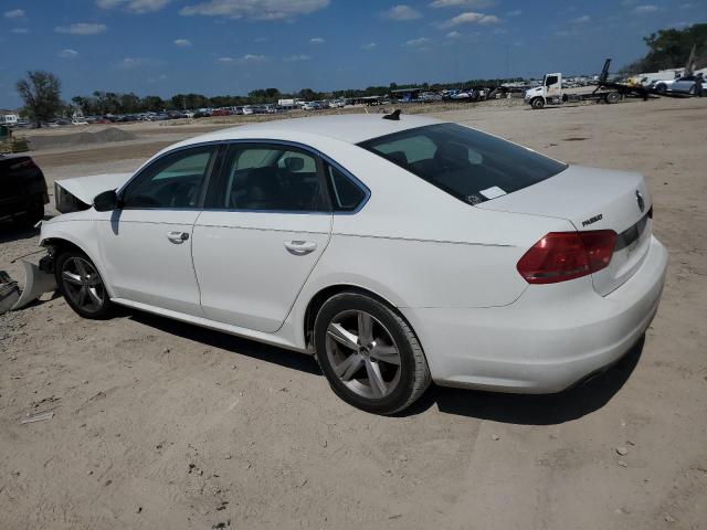 1VWBH7A38CC108594 - 2012 VOLKSWAGEN PASSAT SE WHITE photo 2