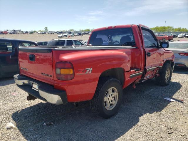 1GCEK14T2XZ199651 - 1999 CHEVROLET SILVERADO K1500 RED photo 3