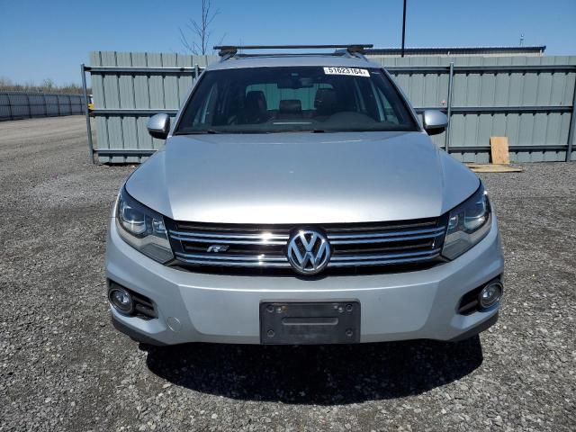 WVGJV3AX1EW578286 - 2014 VOLKSWAGEN TIGUAN S SILVER photo 5