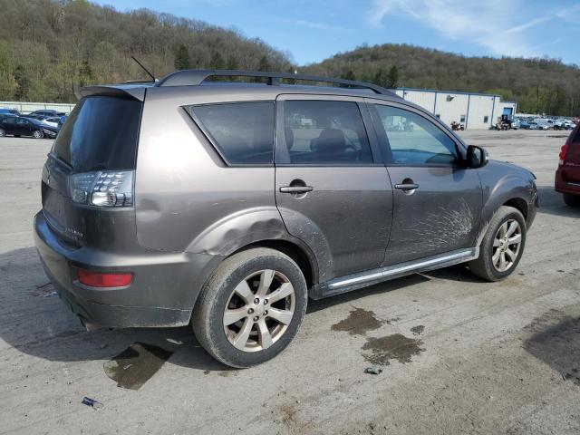 JA4JT4AXXAZ016244 - 2010 MITSUBISHI OUTLANDER XLS CHARCOAL photo 3