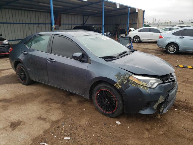 5YFBURHE7FP241568 - 2015 TOYOTA COROLLA L GRAY photo 4