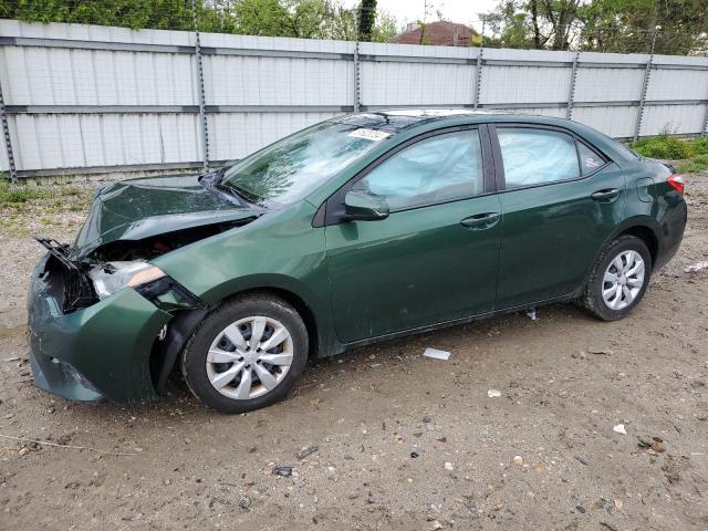 2T1BURHE8GC552962 - 2016 TOYOTA COROLLA L GREEN photo 1