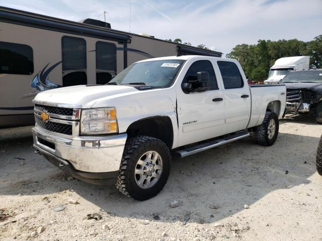 1GC1KXE82EF160956 - 2014 CHEVROLET SILV2500 K2500 HEAVY DUTY LT WHITE photo 1