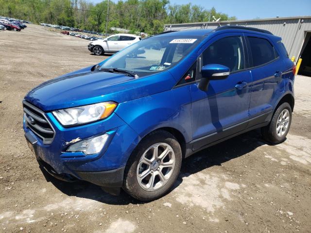 MAJ3S2GEXMC439253 - 2021 FORD ECOSPORT SE BLUE photo 1