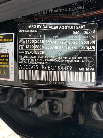 WDCGG5HB6EG162379 - 2014 MERCEDES-BENZ GLK 350 BLACK photo 13