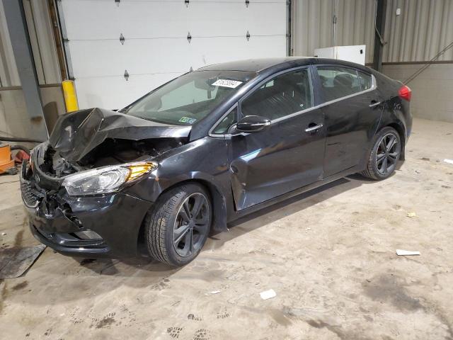 KNAFX4A87E5089705 - 2014 KIA FORTE EX BLACK photo 1